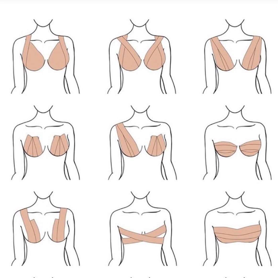 Cinta Levanta Busto Cubre Pezón